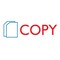Cosco Shutter Stamp, Antimicrobial, "Copy", Red/Blue COS035532 - alternate 2
